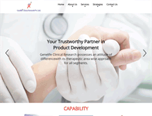 Tablet Screenshot of genelifecr.com